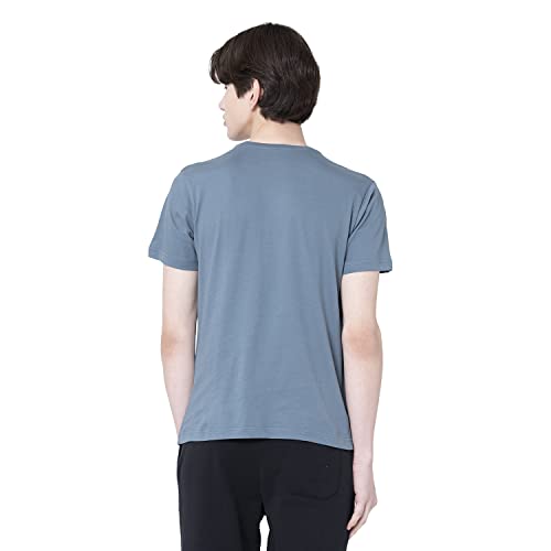 Image of Red Tape Men Turquoise Blue Graphic Print T-Shirt