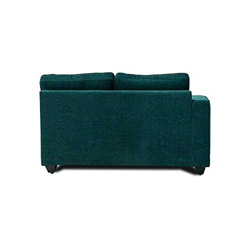 Image of Wakefit Sofa Set | 3 Year Warranty | Sofa 2 Seater, 2 Seater Sofa for Living Room, Wooden Sofa Set, Couch Sofa for Living Room, Sofa for Living Room - Napper(Malphino : Malibu Green)