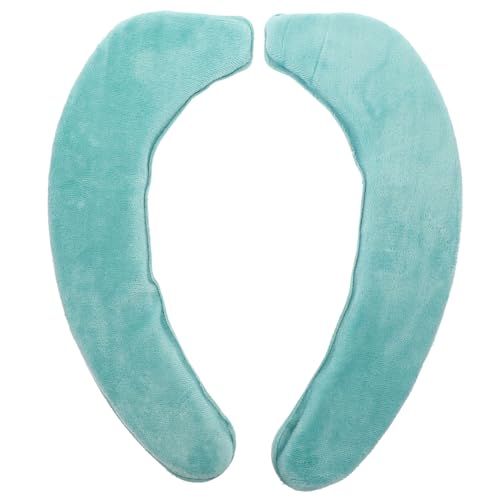 iplusmile Cojín Acolchado para Asiento de Inodoro Suave y Grueso Lavable y Reutilizable Fácil de Instalar Protección contra Frío Color Azul Adecuado para Uso Diario Estaciones