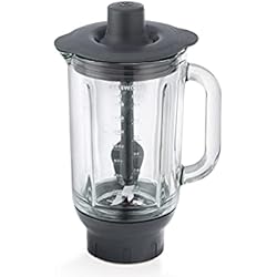 Kenwood KAH359GL Blender Attachment for Kenwood Kitchen Machines Glass and Black