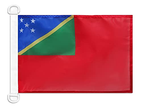 AZ FLAG - Solomon Civil Ensign Nautical Flag - 18'' x 12'' - For Outdoor and Boat - Solomon Islander merchant Banner Knitted Polyester with Two Plastic Rings - Vivid Colors - 12x18 in - 45x30 Cm — image 1