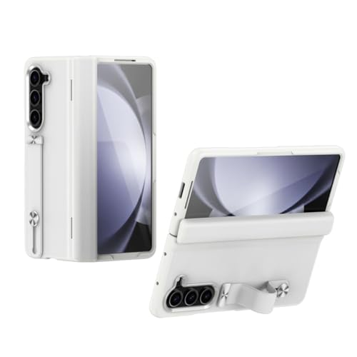 Coque Galaxy Z Fold 5 protection intégrale charnière blanche rigide
