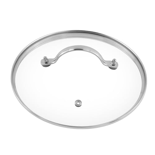 Image of Antrader Tempered Glass Lid,9 Inch Glass Covers for Pots,Pans and Skillets