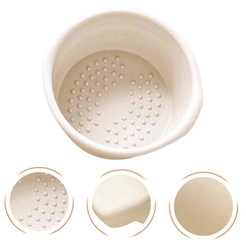 Bañera para pies de plástico Alipis color beige miniatura 3