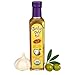 USDA Certified Organic Extra Virgin Olive Oil Infused with Garlic, Low FODMAP, Garlic Gold (8.44 fl oz)