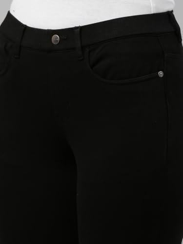 Image of GO COLORS Women Mid Rise Premium Straight Jeans
