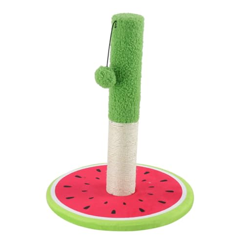 Rascador para gatos POPETPOP diseño sandía sisal miniatura 1