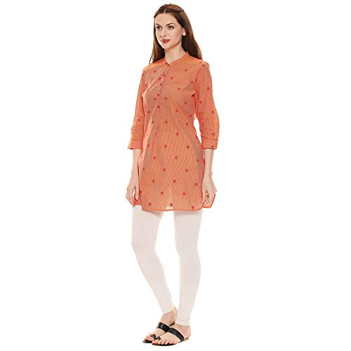 Image of STOP by Shoppers Womens Band Collar Striped Kurta (206312739-P)