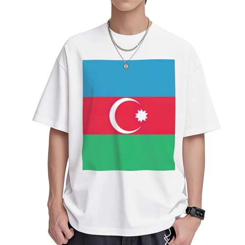 T-shirt Azerbaïdjan coton doux haut tendance décontracté pour femme