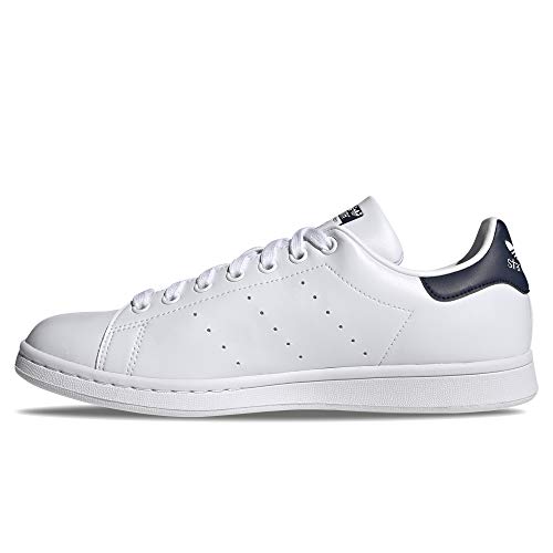 adidas Originals Men's Stan Smith, FTWR White FTWR White Collegiate Navy, 5.54
