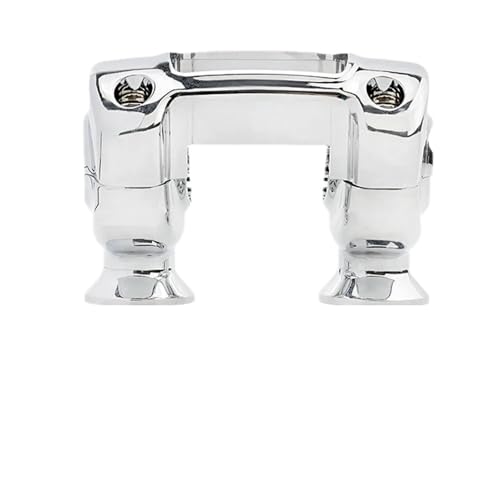 Kit de rehausseur guidon Softail Fat Bob et Road King : pontets de serrage moto 1.25 pouce