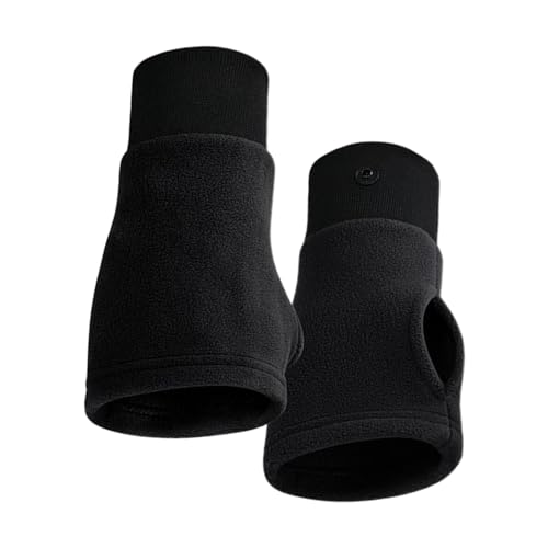 Gants demi-doigts en polaire contre le froid et les mains gelées