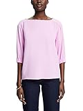 Lockerer Oversize-Schnitt ESPRIT Crêpe-Bluse mit elastischen Ärmelabschlüssen
