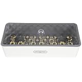 Hemobllo Caja Escurridora para Cubiertos de Cocina Organizador de Cubiertos de Blanco Perla Soporte Multifuncional para Cuchillos Tenedores y Uso Doméstico