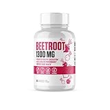 Beetroot Capsules | #1 Rated Beetroot Supplement for Healthy Circulation, Improve Athletic Performance, Supports Heart Health, Liver Function | for Men & Women, All Natural, Non GMO - 60 Capsules