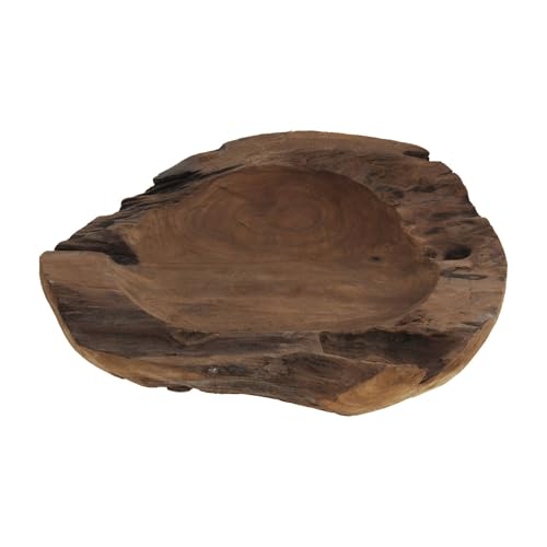 Cuenco de madera de Teca Ø40cm de diseño natural y resistente