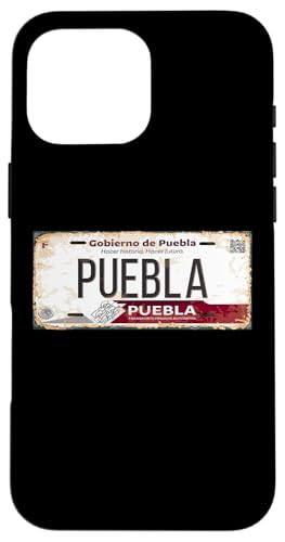 Puebla Mexico License Plate Mexican Travel Vacation Beach �X�}�z�P�[�X iPhone 16 Pro Max �p