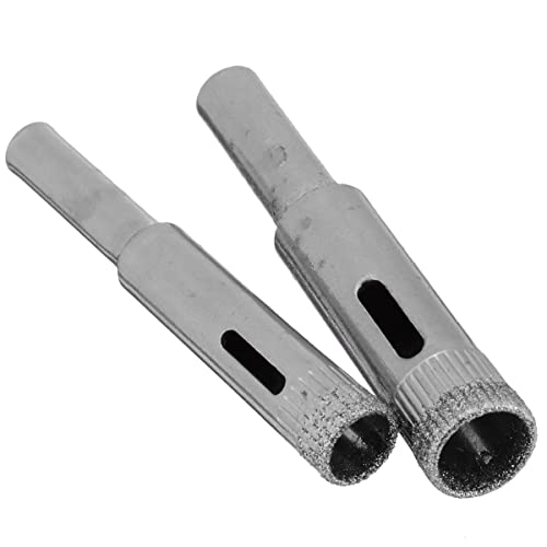 Brocas de perforación con fresa de diamante, juego de 5 piezas para cortar azulejos, vidrio y mármol, tamaños de 5 mm a 12 mm, herramientas eléctricas miniatura 2