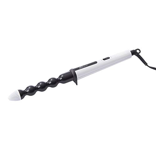 Tru Beauty, Ceramic Bubble Curling Wand, Instant Heat, Variety of Curls, Insulated Tip - White