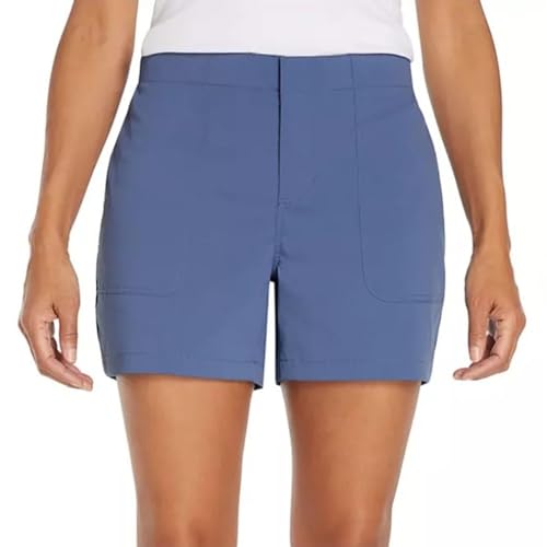 Eddie Bauer Womens Regular Fit Lightweight Hiker Short (Blue 10)