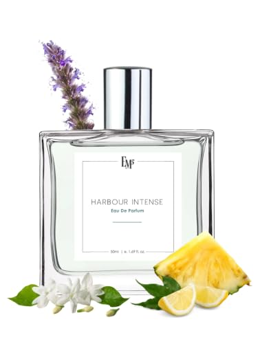 Image of EM5 Harbour Intense EDP Perfume for Men | Leather Woody Fresh Fragrance | Daily Strong and Long-Lasting Men Eau De Parfum Spray | Luxury Gift for Men | 50ml