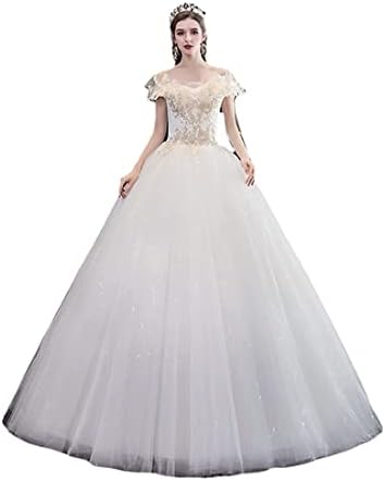 فساتين زفاف للنساء ، فستان مسائي من الدانتيل Qi Land