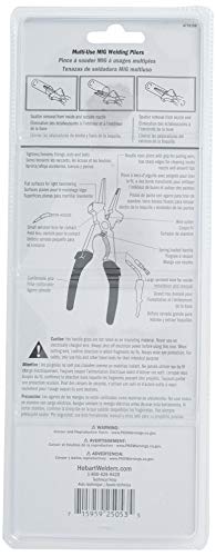 Hobart 770150 Mig Multi-Function Welding Pliers,Gray With Orange Handle #TOP4