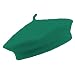 Classic 100% Wool Green French Beret