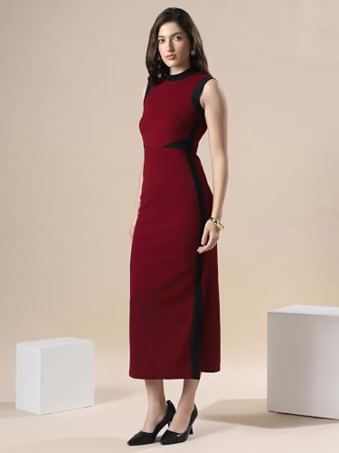 Image of Globus Women Dress (8909389031150 Maroon L)