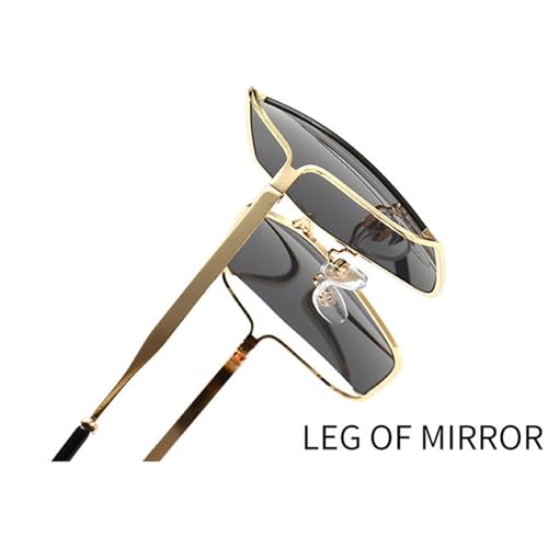 helena Vintage Oversized Square Sunglasses for Women Retro Womens Sunglasses UV400 Trendy Luxury Big Sun Glasses S674