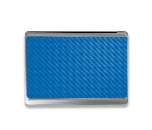 Image of MightySkins Carbon Fiber Skin Compatible with Microsoft Surface Laptop Studio 2 (2023) Full Wrap Kit - Solid Blue | Protective, Durable Textured Carbon Fiber Finish | Easy to Apply | Made in The USA
