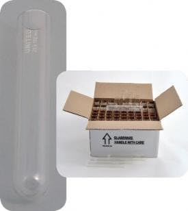 UNITSCI - TEST TUBE W/OUT RIM, BOROSILICATE GLASS, 18X150MM , PK72