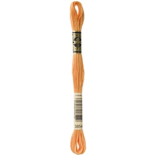 Image of DMC 6-Strand Embroidery Cotton Floss, Medium Autumn Gold