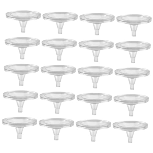 BESPORTBLE Soporte para Bolas De Fuente Rocalla 20 Piezas 4 Cm Transparente para Peceras y Fuentes Decorativas Accesorio para Exhibición Resistente y Ligero