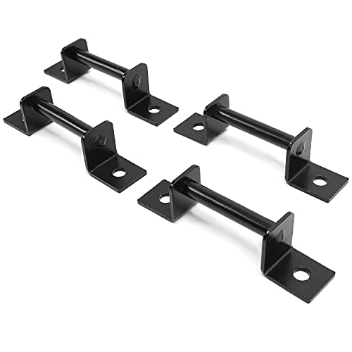 3Rd Row Seat Brackets Compatible With 2000-2014 Tahoe Gmc Yukon Style Split 3Rd-Row Seats With Strikers And Bolts Black Steel #TOP4