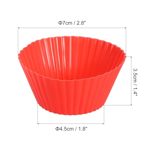 Forros de silicona para cupcakes uxcell para repostería creativa y desayunos en casa 3