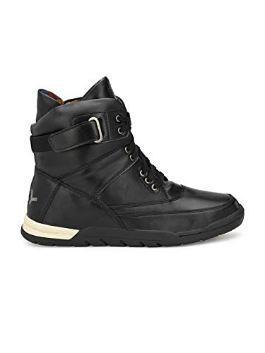 Image of Eego Italy Men's High Top Premium Boots (NR-6-BLACK, 9)