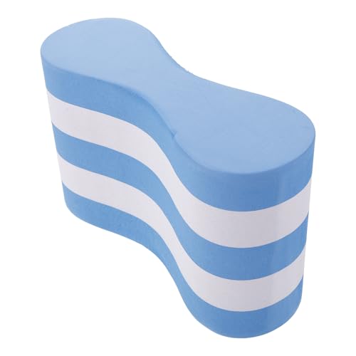 Pull buoy para natación adultos azul blanco 23.5x11.5x8 cm miniatura 1