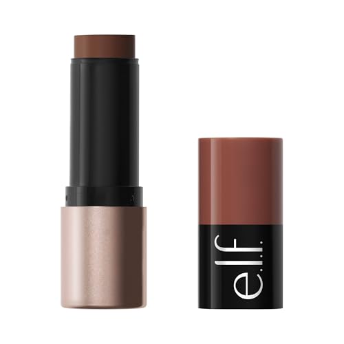 e.l.f. Soft Glam Cream Bronzer Stick Buildable Cream Bronzer for A Long-Lasting Sculpted Glow & Satin Finish Twist-Up Design Vegan & Cruelty-Free Tan-Deep