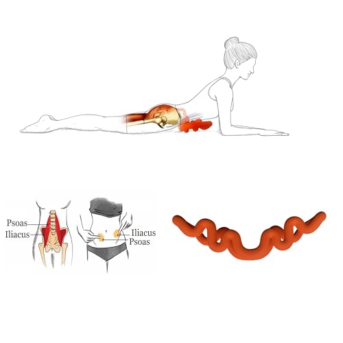 Back Deep Tissue Massager, Back Stretcher, Sciatica Pain Relief Tool, Athletes Muscle Recovery Tool, Heavy Duty