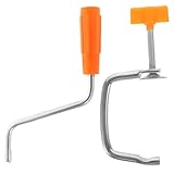 BESTYASH 1 Satz Befestigungsclip und Griff für Manuelle Nudelmaschinen Universelle Halteklammer aus Robustem Material für Pasta Maker Zubehör Ersatzteil für Küche Pasta Zubereitung