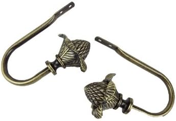 Modern Bloom Curtain Holdback Finish: Antique Brass