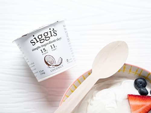Siggi's® 2% Icelandic Strained Lowfat Yogurt, Coconut, 5.3 Oz., Single Serve Cup #TOP3