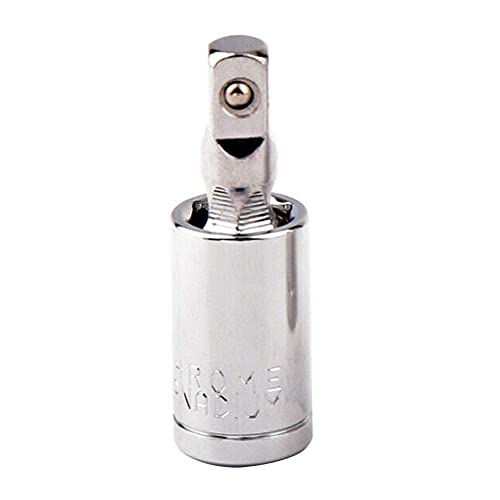 Boxonly 1/4" Joint Adapter Ratchet Socket Drive Flexible Socket Extension Bar Universal Sleeve Manual Tool
