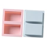 GALPADA 2 Stück Silikon Seifenform Lebensmittelecht Flexibel Antihaft DIY Seifenherstellung...