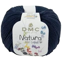 DMC - Natura Just Cotton - Ovillo para tricot y crochet | 100% algodón - Ideal para decoración y prendas de vestir | 50g - 155m | 65 colores