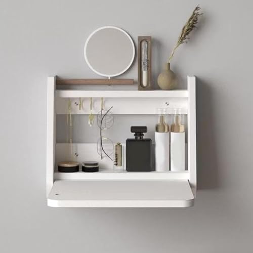 Mesa flotante de la tocadora y escritorio plegable de madera para maquillaje