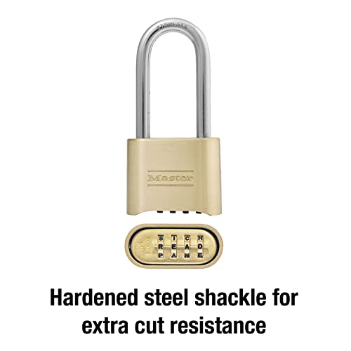Master Lock Padlock, Set Your Own Word Combination Lock, 2 in. Wide, 175DLHWD by Master Lock - Image 3