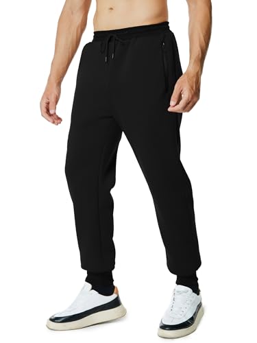Amazon.com: Menoio Mens Sweatpants with Zipper Pockets Workout