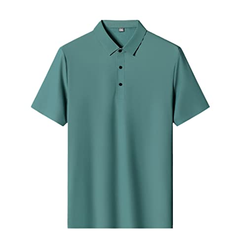 Polo homme manches courtes respirant séchage rapide vert taille XL